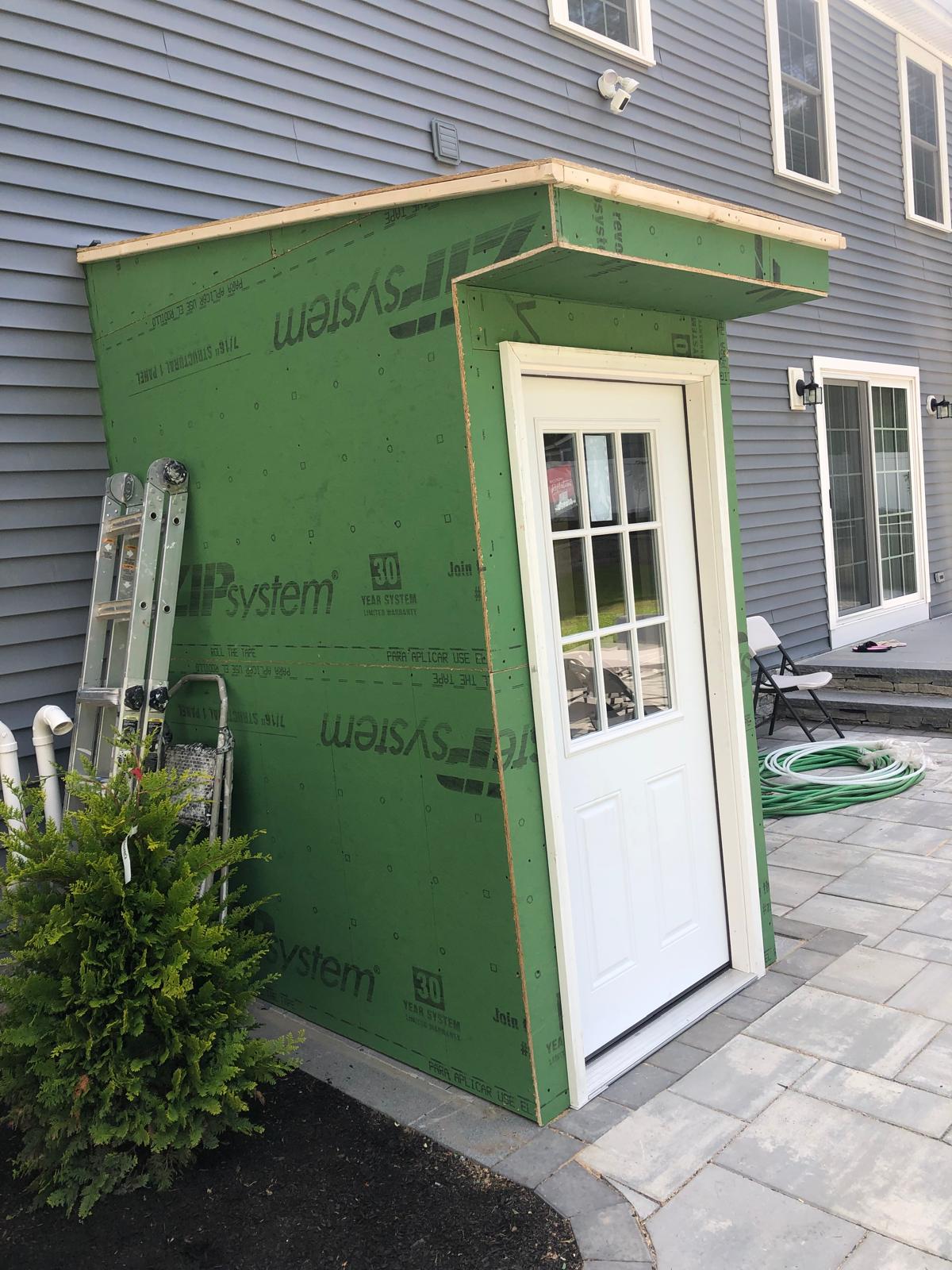 Elegant wooden gazebo